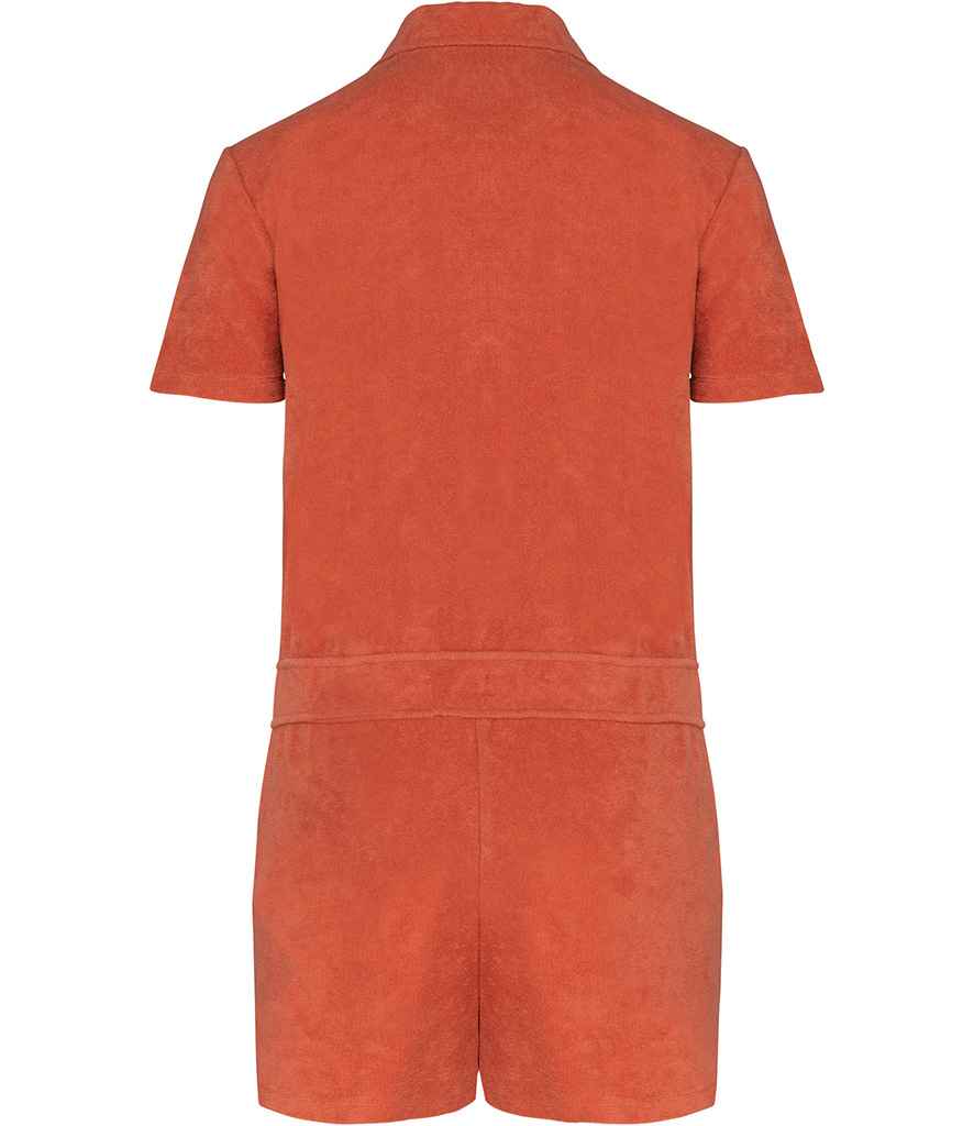 Native Spirit Ladies Terry Towel Short Overall Native Spirit