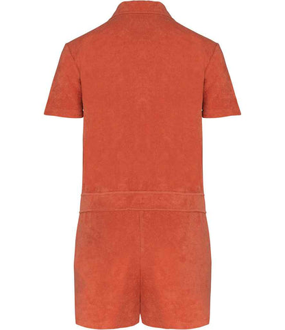 Native Spirit Ladies Terry Towel Short Overall Native Spirit