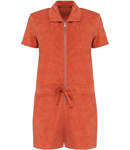Native Spirit Ladies Terry Towel Short Overall Native Spirit