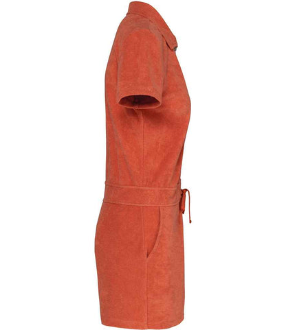 Native Spirit Ladies Terry Towel Short Overall Native Spirit