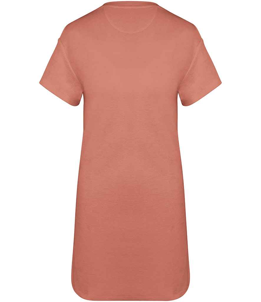 Native Spirit Ladies Terry Towel Dropped Shoulder T-Shirt Dress Native Spirit