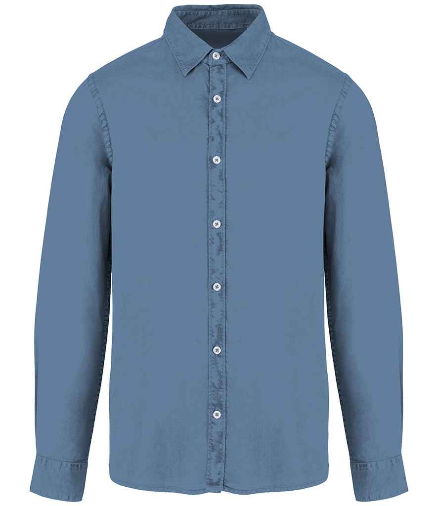 Native Spirit Washed Long Sleeve Shirt Native Spirit