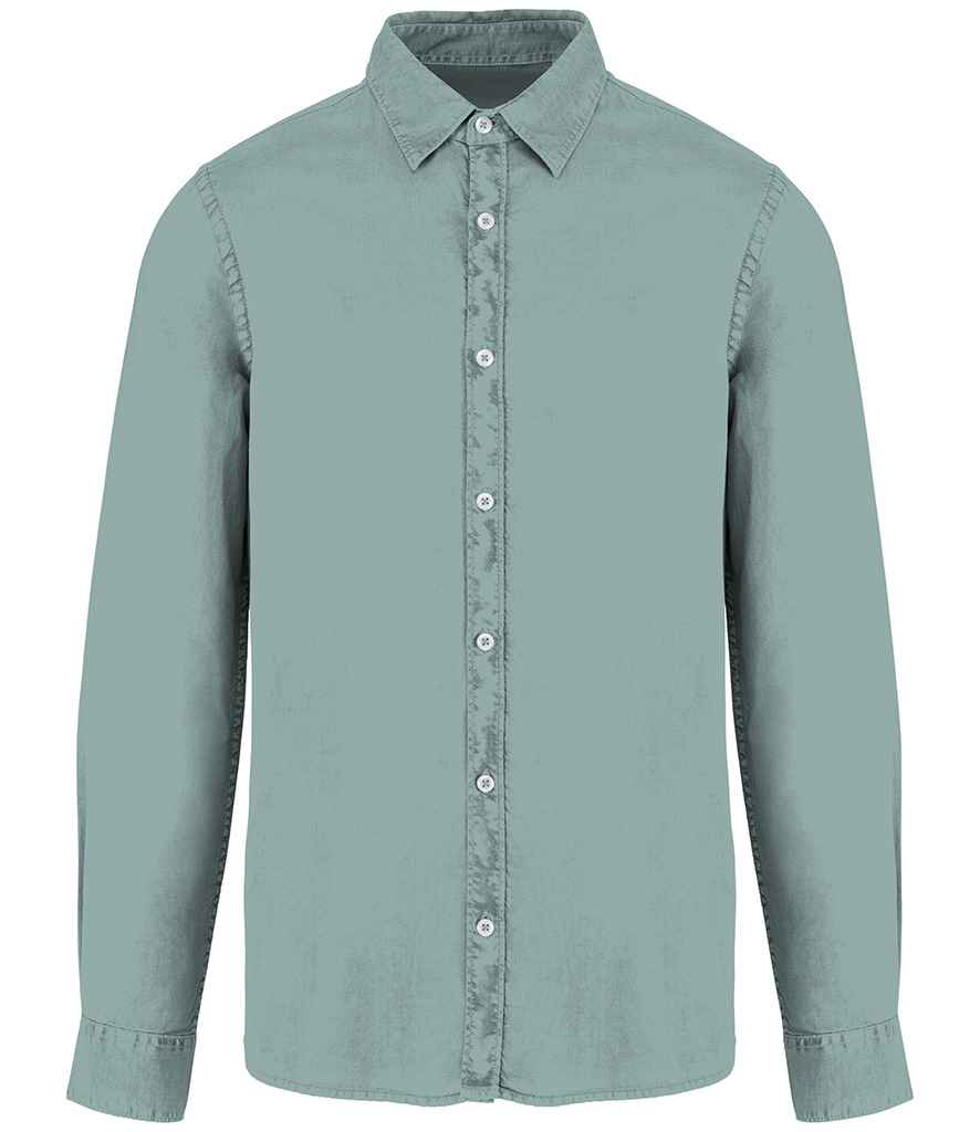 Native Spirit Washed Long Sleeve Shirt Native Spirit