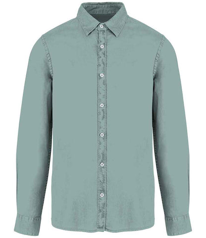 Native Spirit Washed Long Sleeve Shirt Native Spirit