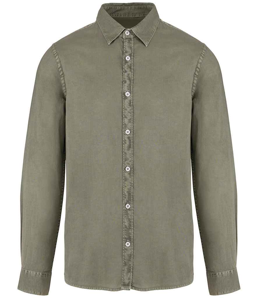 Native Spirit Washed Long Sleeve Shirt Native Spirit