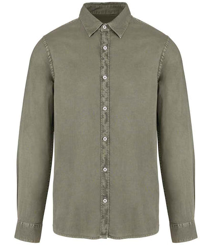 Native Spirit Washed Long Sleeve Shirt Native Spirit
