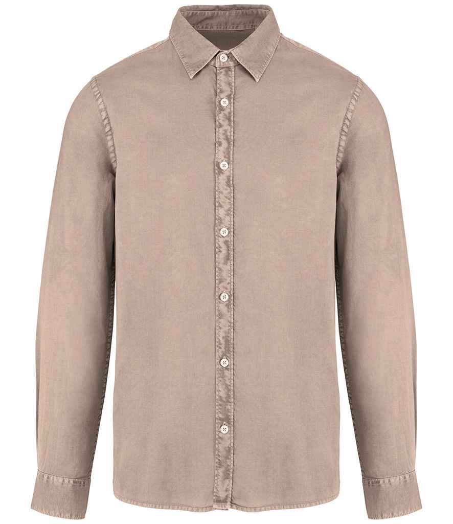 Native Spirit Washed Long Sleeve Shirt Native Spirit