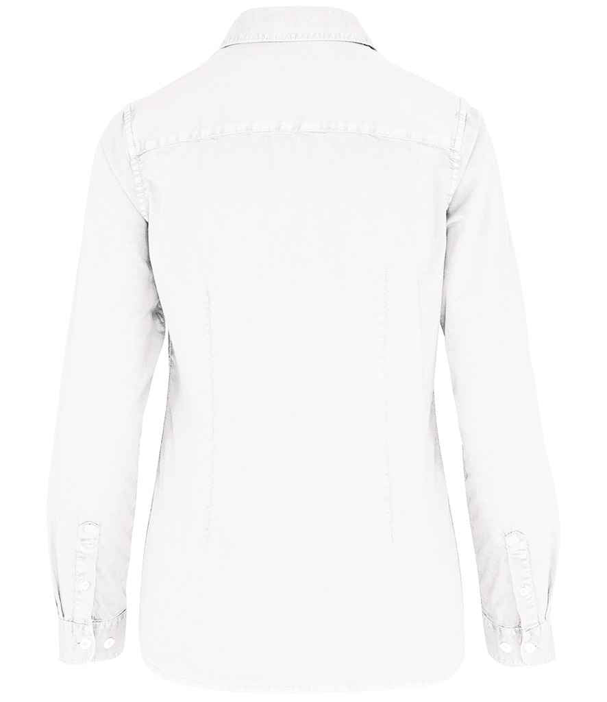 Native Spirit Ladies Washed Long Sleeve Shirt Native Spirit