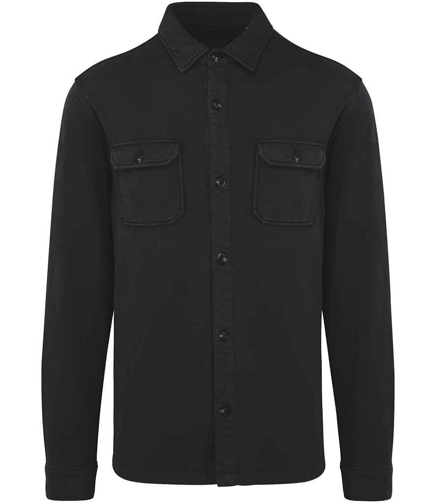 Native Spirit Faded Brushed Fleece Overshirt Native Spirit