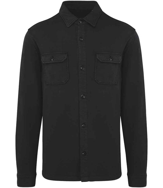 Native Spirit Faded Brushed Fleece Overshirt Native Spirit