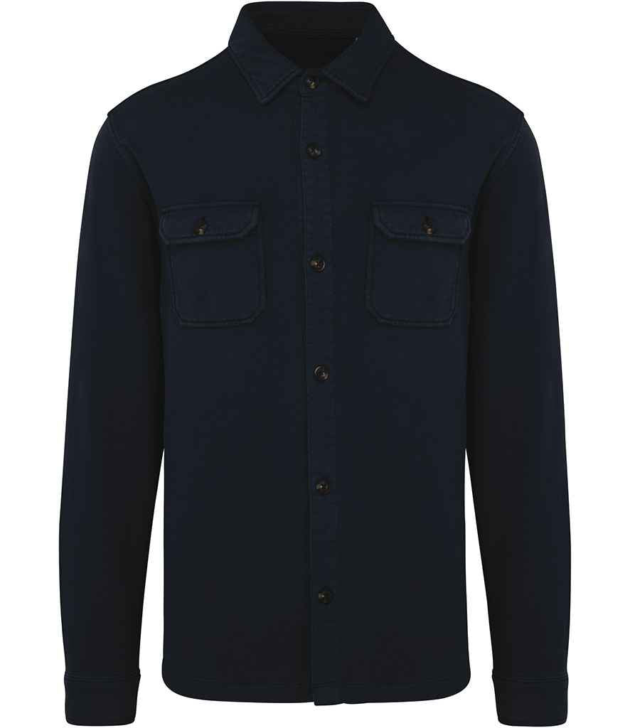 Native Spirit Faded Brushed Fleece Overshirt Native Spirit