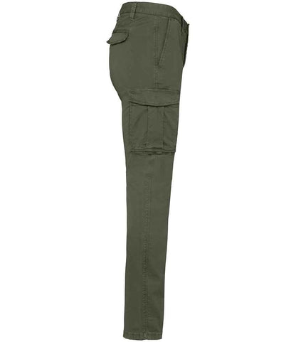Native Spirit Washed Cargo Trousers Native Spirit