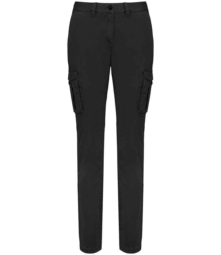 Native Spirit Ladies Washed Cargo Trousers Native Spirit