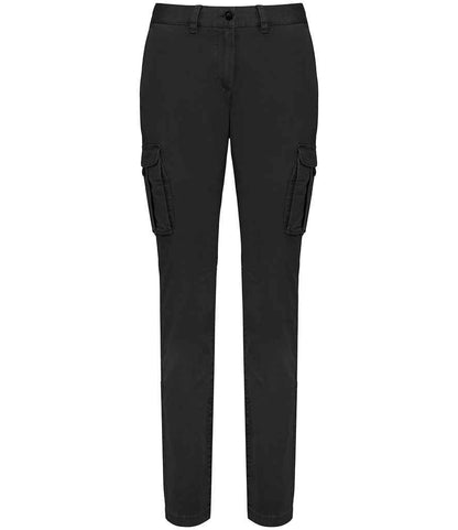 Native Spirit Ladies Washed Cargo Trousers Native Spirit