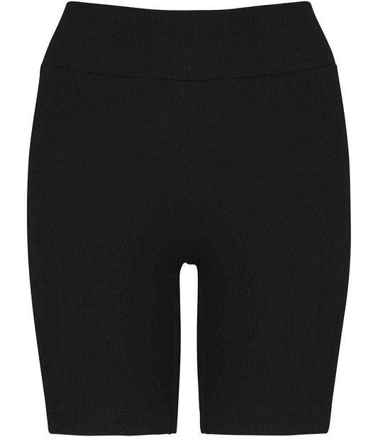 Native Spirit Ladies Ribbed Shorts Native Spirit