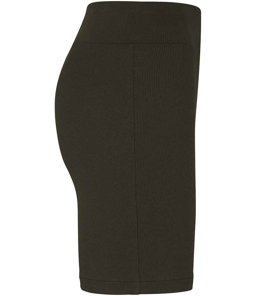 Native Spirit Ladies Ribbed Shorts Native Spirit