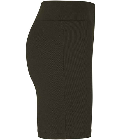 Native Spirit Ladies Ribbed Shorts Native Spirit