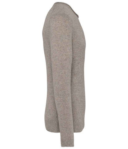 Native Spirit Raw Edge Merino Wool Sweater Native Spirit