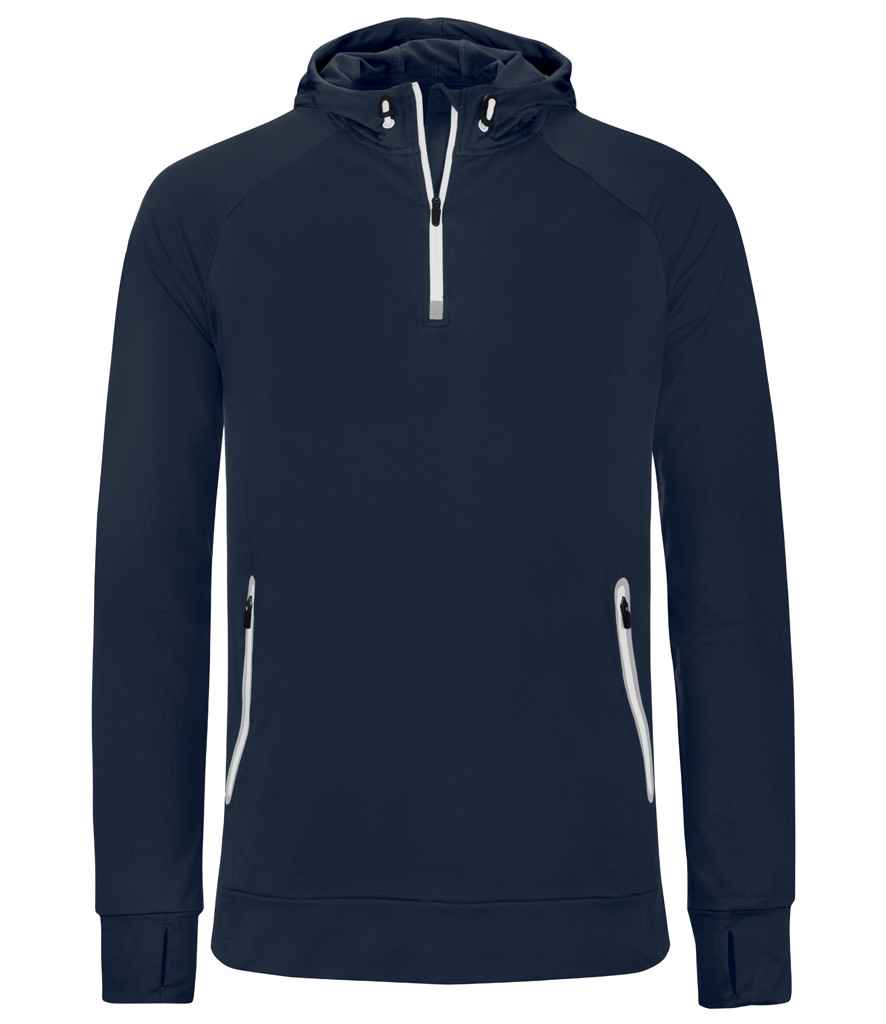 Proact Zip Neck Hooded Sweatshirt Proact