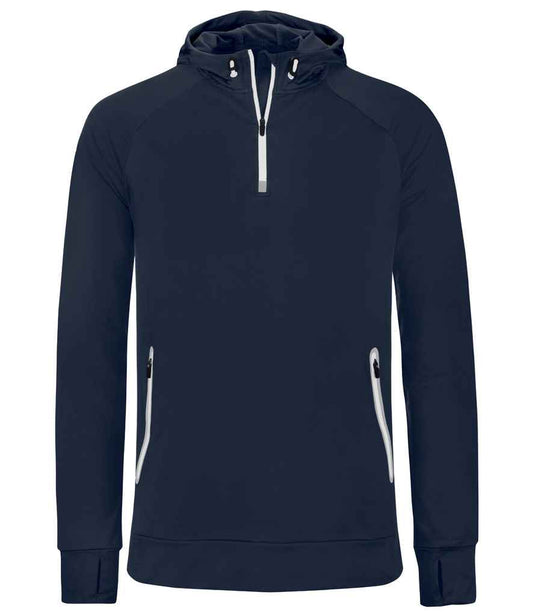 Proact Zip Neck Hooded Sweatshirt Proact