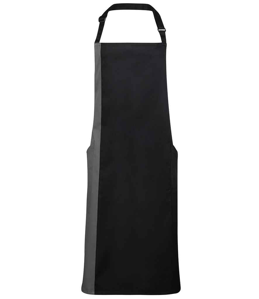 Premier Contrast Bib Apron Premier