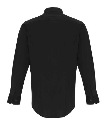 Premier Long Sleeve Stretch Fit Poplin Shirt Premier