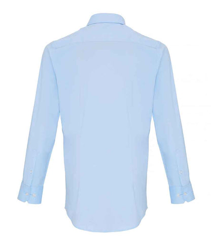 Premier Long Sleeve Stretch Fit Poplin Shirt Premier