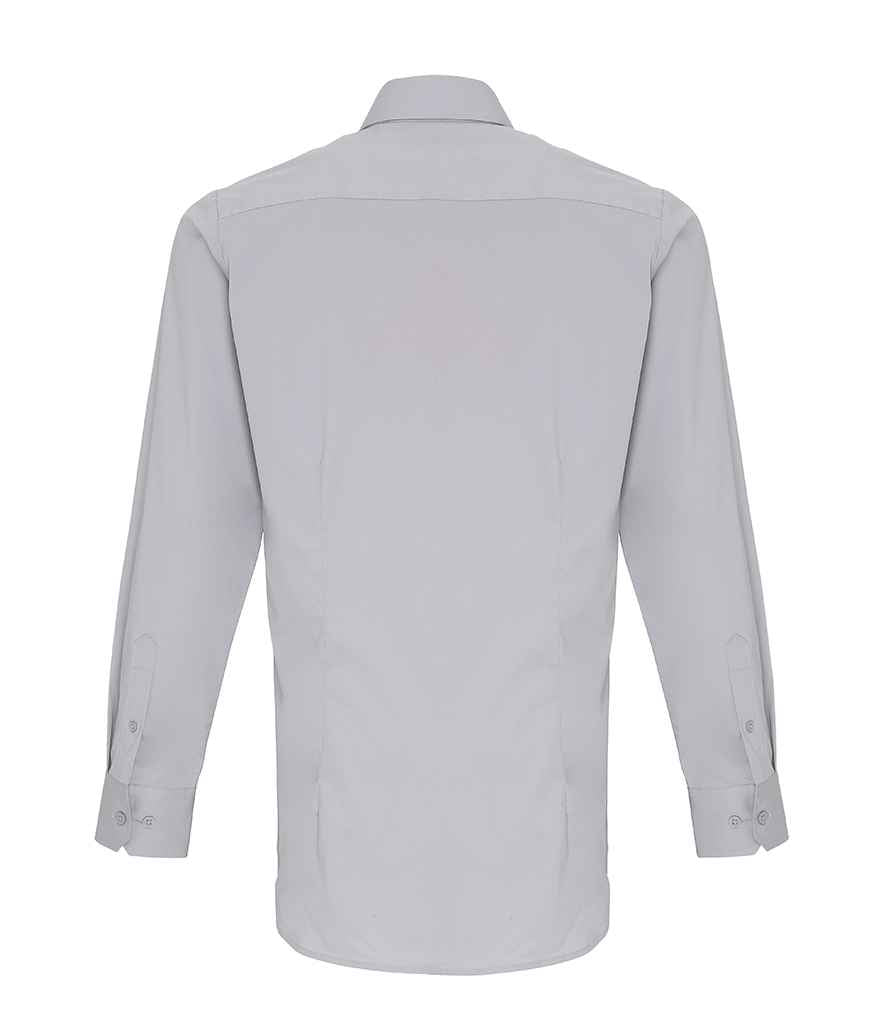 Premier Long Sleeve Stretch Fit Poplin Shirt Premier