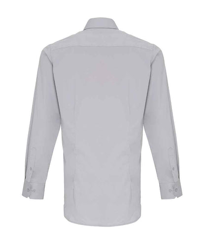 Premier Long Sleeve Stretch Fit Poplin Shirt Premier