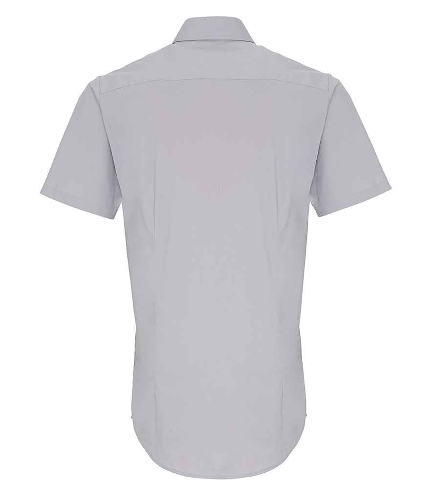 Premier Short Sleeve Stretch Fit Poplin Shirt Premier