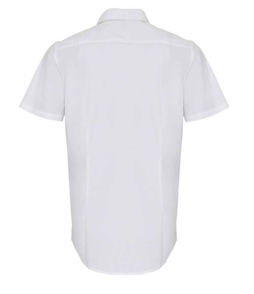 Premier Short Sleeve Stretch Fit Poplin Shirt Premier