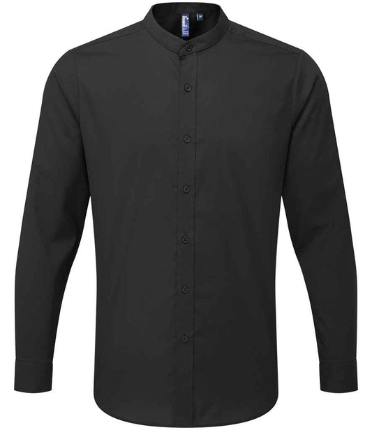 Premier Long Sleeve Grandad Shirt Premier