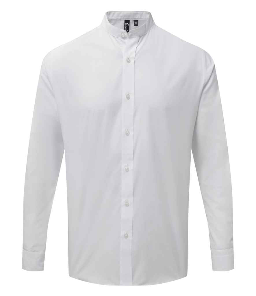 Premier Long Sleeve Grandad Shirt Premier