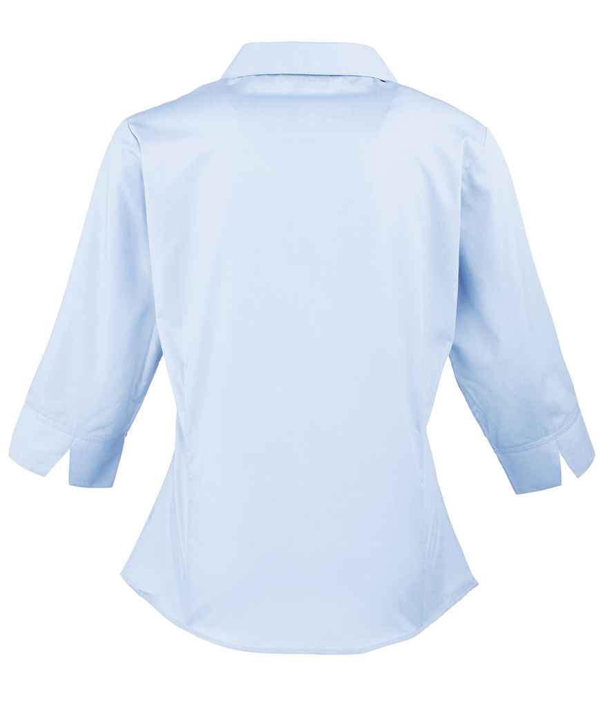Premier Ladies 3/4 Sleeve Poplin Blouse Premier