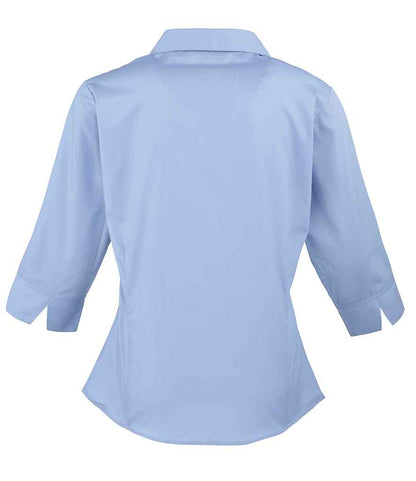 Premier Ladies 3/4 Sleeve Poplin Blouse Premier