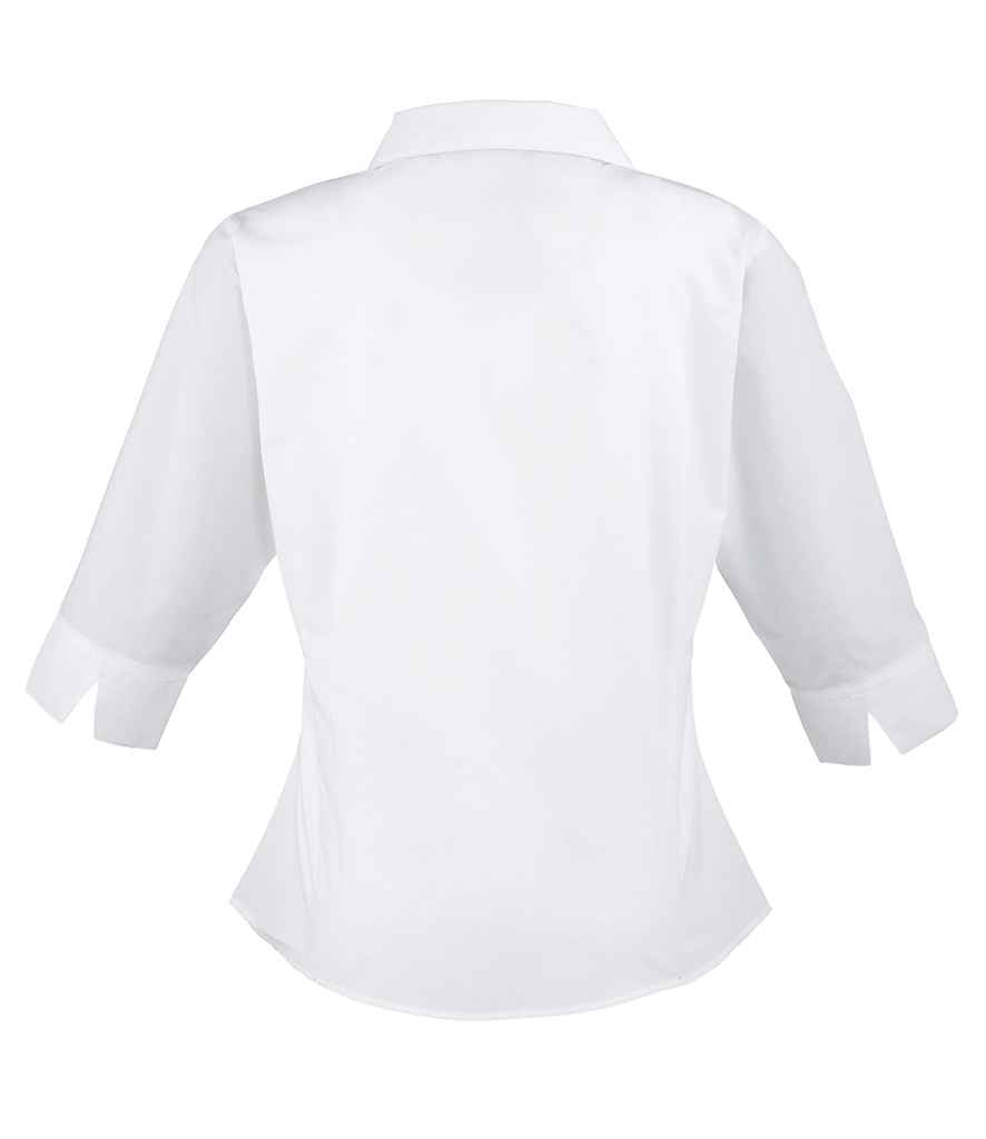 Premier Ladies 3/4 Sleeve Poplin Blouse Premier