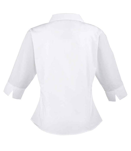 Premier Ladies 3/4 Sleeve Poplin Blouse Premier