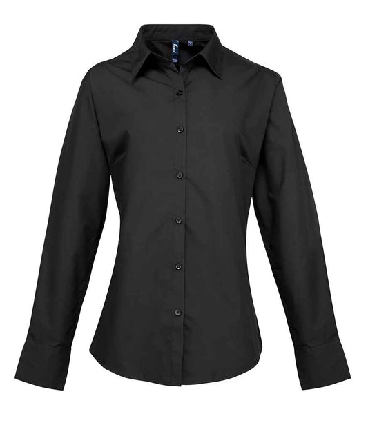 Premier Ladies Supreme Long Sleeve Poplin Shirt Premier
