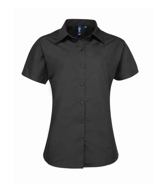 Premier Ladies Supreme Short Sleeve Poplin Shirt Premier