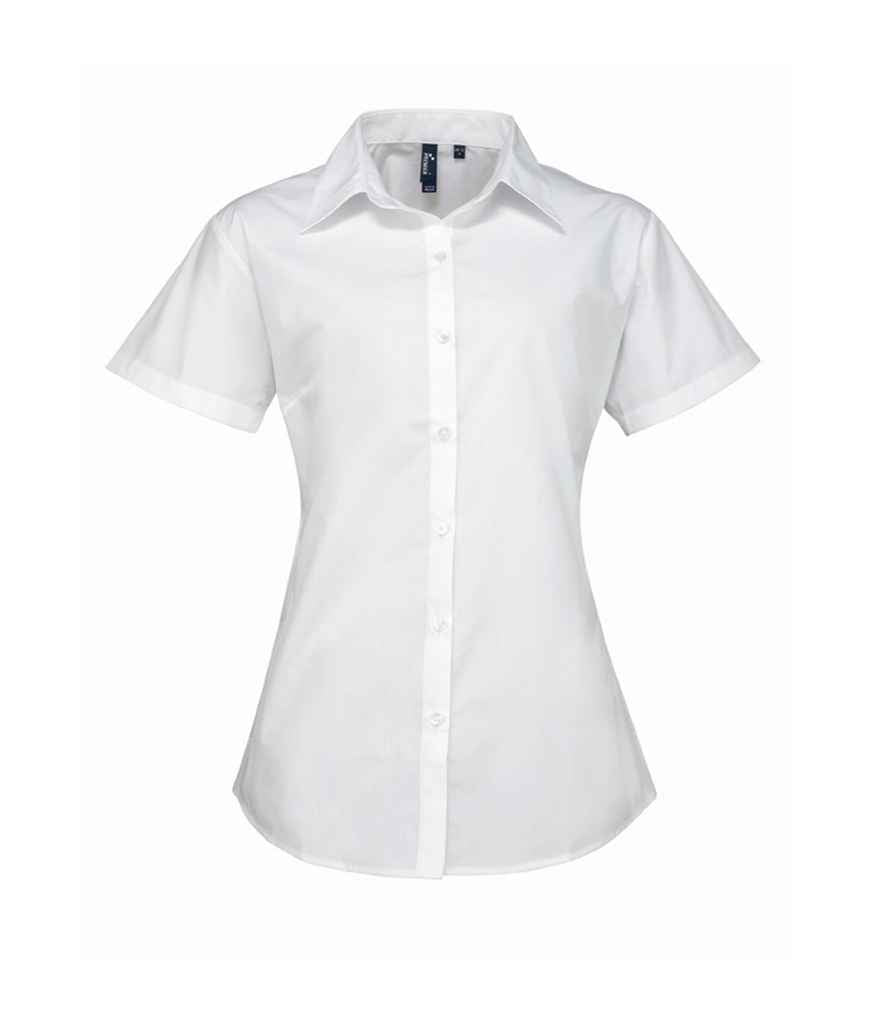 Premier Ladies Supreme Short Sleeve Poplin Shirt Premier