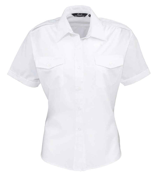 Premier Ladies Short Sleeve Pilot Shirt Premier