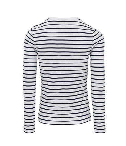 Premier Ladies Long John Roll Sleeve T-Shirt Premier