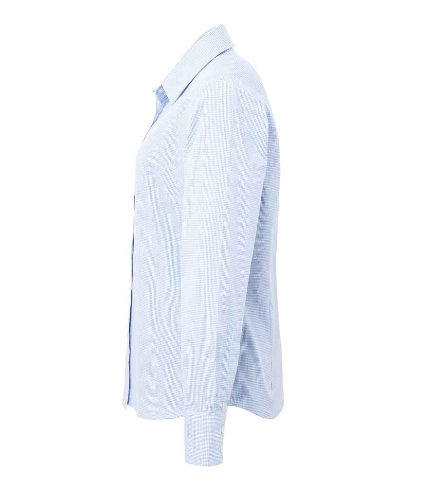 Premier Ladies Gingham Long Sleeve Shirt Premier