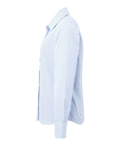 Premier Ladies Gingham Long Sleeve Shirt Premier