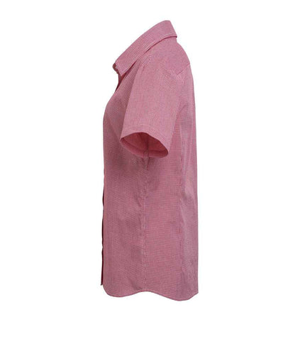 Premier Ladies Gingham Short Sleeve Shirt Premier
