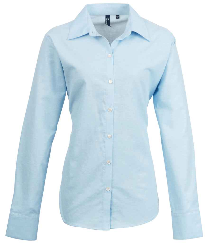 Premier Ladies Signature Long Sleeve Oxford Shirt Premier