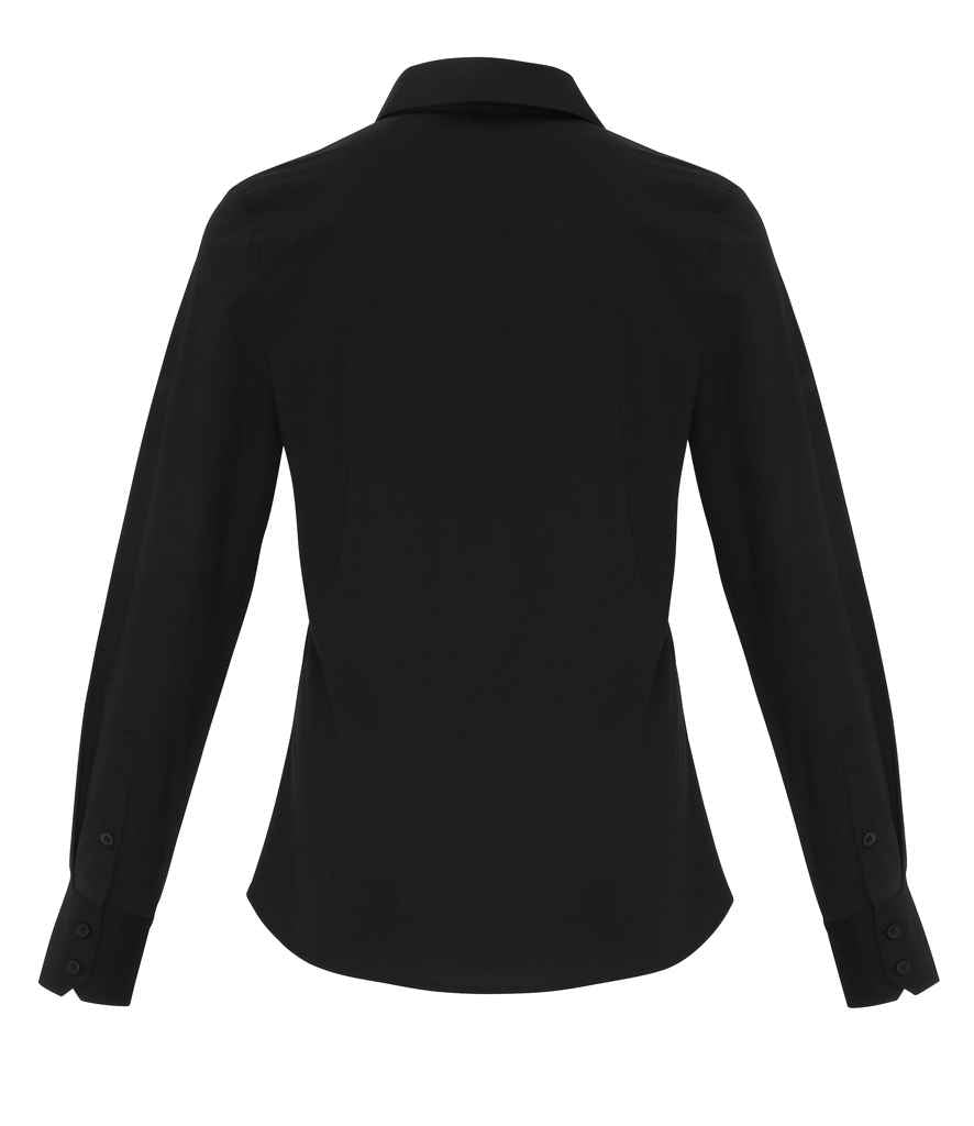 Premier Ladies Long Sleeve Stretch Fit Poplin Shirt Premier