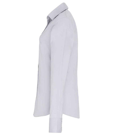 Premier Ladies Long Sleeve Stretch Fit Poplin Shirt Premier
