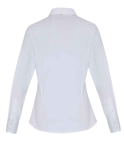 Premier Ladies Long Sleeve Stretch Fit Poplin Shirt Premier