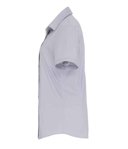 Premier Ladies Short Sleeve Stretch Fit Poplin Shirt Premier